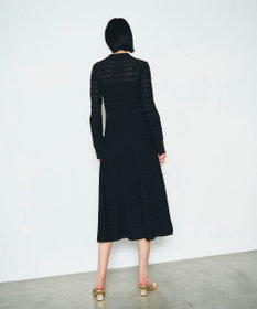 GRACE CONTINENTAL ウェーブニットワンピース