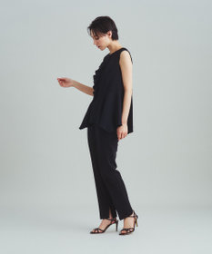 GRACE CONTINENTAL スカーフヘムフリルノースリーブ