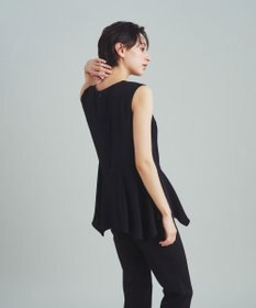GRACE CONTINENTAL スカーフヘムフリルノースリーブ