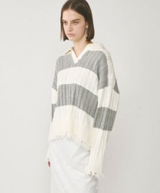 GRACE CONTINENTAL アランポロニットトップ