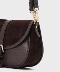 GRACE CONTINENTAL BIANCHINI スウェードバッグ