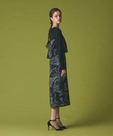 GRACE CONTINENTAL プリントコンビドレス