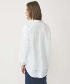 GRACE CONTINENTAL チュールレイヤードシャツ