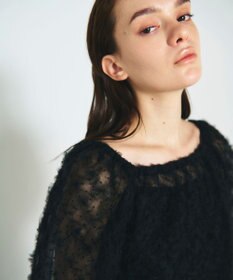 GRACE CONTINENTAL チュール刺繍トップ