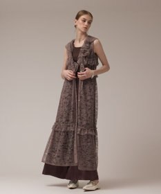 GRACE CONTINENTAL フリルカラーレースワンピース