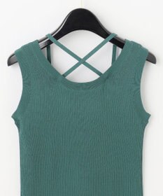 GRACE CONTINENTAL リブタンクニットトップ