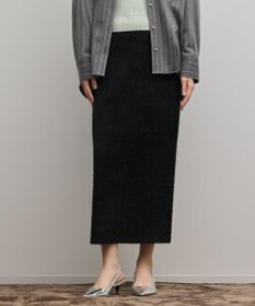 GRACE CONTINENTAL ラメフェザーニットスカート