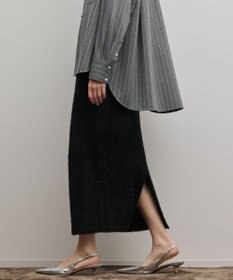 GRACE CONTINENTAL ラメフェザーニットスカート