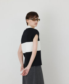 GRACE CONTINENTAL ラガーポロニットトップ