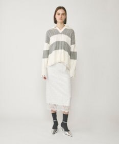 GRACE CONTINENTAL アランポロニットトップ