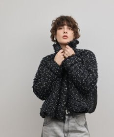 GRACE CONTINENTAL ツイードダウンジャケット