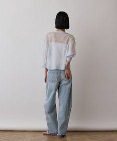 GRACE CONTINENTAL シアージョーゼットカーディガン