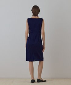 GRACE CONTINENTAL サテンクロスドレープワンピース