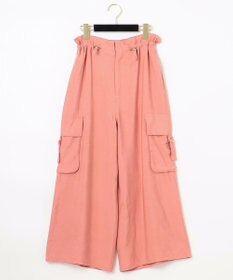 【定価28,600円】グレースコンチネンタル　レースアップカーゴパンツ　ベージュ クロップドカーゴパンツ / GRACE CONTINENTAL | GRACE