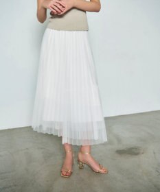 GRACE CONTINENTAL ティアードラップチュールスカート