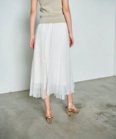 GRACE CONTINENTAL ティアードラップチュールスカート