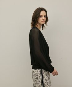 GRACE CONTINENTAL ノーカラーカラミブルゾン