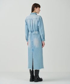 GRACE CONTINENTAL デニムドロストスリットワンピース