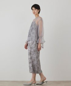 GRACE CONTINENTAL フラワー刺繍セットワンピース