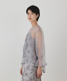 GRACE CONTINENTAL フラワー刺繍セットワンピース