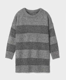 GRACE CONTINENTAL ラメボーダーニットトップ