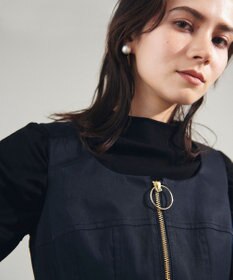 GRACE CONTINENTAL ジップディテールワンピース