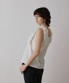 GRACE CONTINENTAL フリルカットトップ