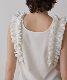 GRACE CONTINENTAL フリルカットトップ