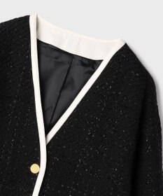 GRACE CONTINENTAL ツイードトリミングジャケット