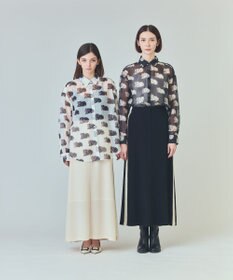 GRACE CONTINENTAL シアーCatブラウス