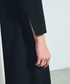 GRACE CONTINENTAL ウールタッチバイカラードレス