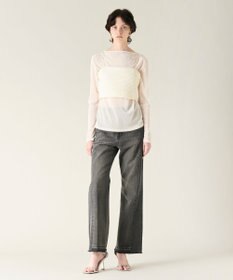 GRACE CONTINENTAL ニットライクレースビスチェ