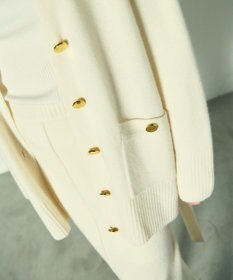 GRACE CONTINENTAL メリノウールニットカーディガン