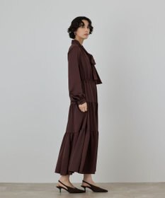 GRACE CONTINENTAL ボウタイティアードワンピース