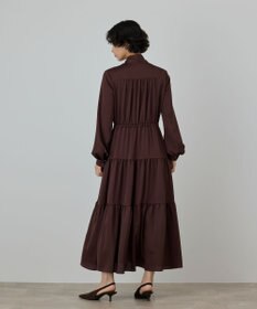 GRACE CONTINENTAL ボウタイティアードワンピース