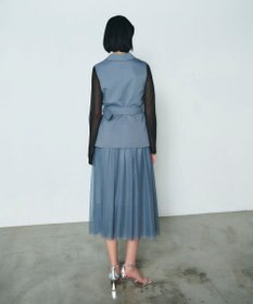 グレースコンチネンタル フロッキー 花柄 キャミ チュール ワンピース ドレス テーラーチュールワンピース / GRACE CONTINENTAL | GRACE