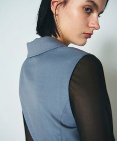 GRACE CONTINENTAL テーラーチュールワンピース