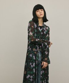 GRACE CONTINENTAL ドロストティアードフレアワンピース