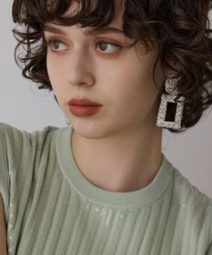 GRACE CONTINENTAL スパンコールニットノースリーブ