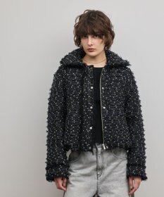 GRACE CONTINENTAL ツイードダウンジャケット