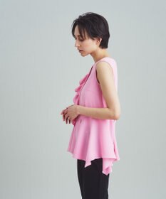 GRACE CONTINENTAL スカーフヘムフリルノースリーブ