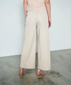 GRACE CONTINENTAL アシンメトリーワークパンツ