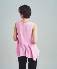 GRACE CONTINENTAL スカーフヘムフリルノースリーブ