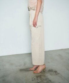 GRACE CONTINENTAL アシンメトリーワークパンツ