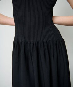 GRACE CONTINENTAL アメスリニットギャザーワンピース