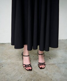 GRACE CONTINENTAL アメスリニットギャザーワンピース