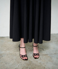 GRACE CONTINENTAL アメスリニットギャザーワンピース