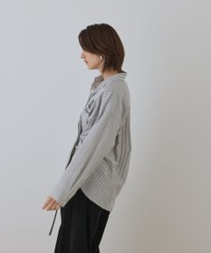 GRACE CONTINENTAL エンブレム刺繍シャツ