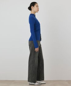 GRACE CONTINENTAL ボタンリブニットカーディガン