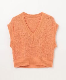 GRACE CONTINENTAL カノコショートニットトップ